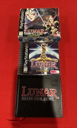 Lunar Silver Star Story | Sony PlayStation 1 PS1 2003 US 4 Disc Set CIB Complete