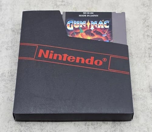 Authentic Gun Nac (Nintendo NES, 1991) - Cleaned & Tested - Excellent Condition