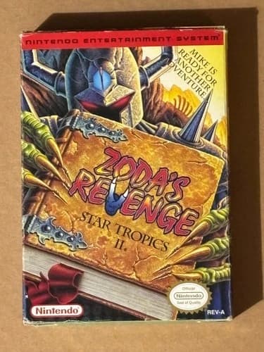 Nintendo NES Zoda's Revenge Star Tropics II Complete CIB