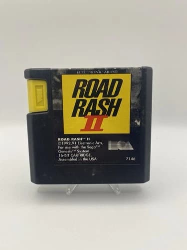 Road Rash 2 II Sega Genesis, Cart Only, Authentic, Tested Works