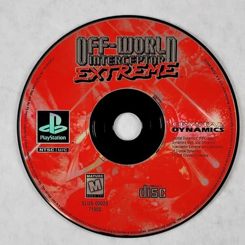 Off-World Interceptor Extreme - Loose Sony PS1 Playstation 1 Disc