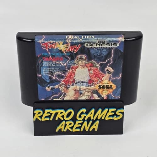Fatal Fury (Sega Genesis) Cartridge (Label Wear)