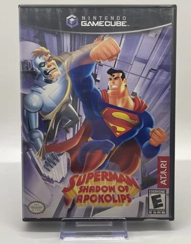 Superman: Shadow of Apokolips (Nintendo GameCube, 2003) Complete With Manual