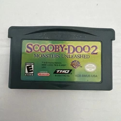 Scooby-Doo 2 Monsters Unleashed Game Boy Advance Authentic Tested