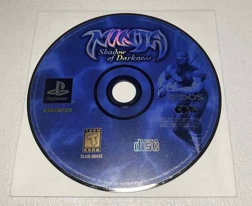 Ninja: Shadow of Darkness Sony PlayStation 1 PS1, 1998 Disc Only Tested & Works