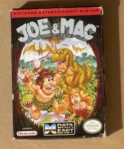 Nintendo NES Joe & Mac Complete CIB