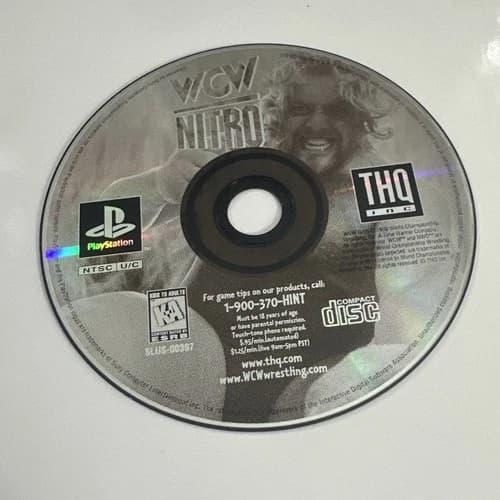 WCW Nitro (Sony PlayStation 1, PS1) Disc Only - Tested