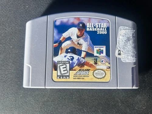 All Star Baseball 2000 - N64 Nintendo 64 - Tested, Works