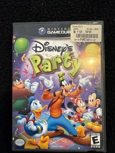 Disney's Party (Nintendo GameCube, 2003), CIB Complete Black Label Tested