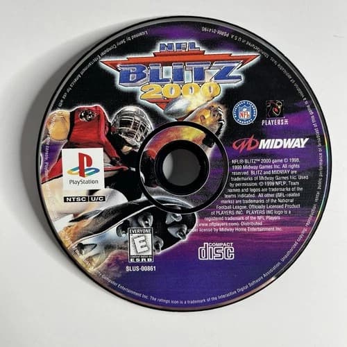 NFL Blitz 2000 (Sony PlayStation 1, 1999) PS1 Disc Only Tested