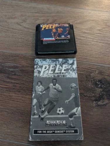 Pele Sega Genesis Game Cartridge Tested Working
