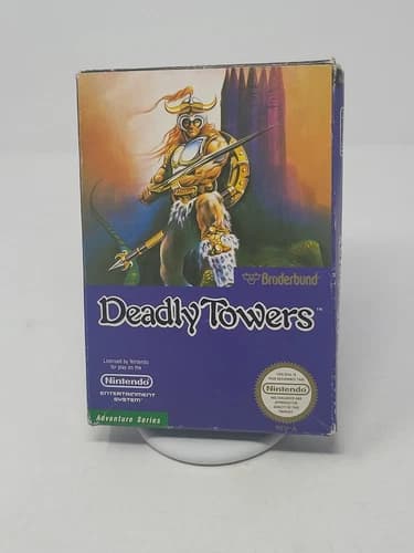 Deadly Towers (Nintendo NES) Complete in Box CIB Tested