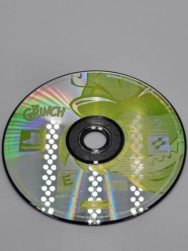 Sony Playstation 1 PS1 The Grinch Disc Only Cleaned & Tested
