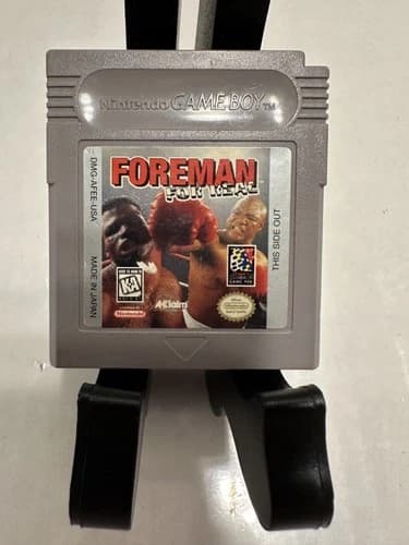 Foreman For Real Nintendo GameBoy 1995 (Cart Only) (Cleaned/Tested)