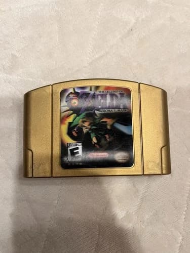 The Legend Of Zelda Majora's Mask N64 Holographic collectors edition