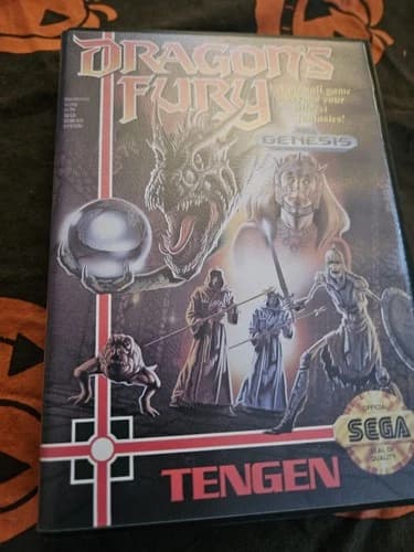 Dragon's Fury Sega Genesis 1992 Video Game Tested Complete CIB W/ Manual