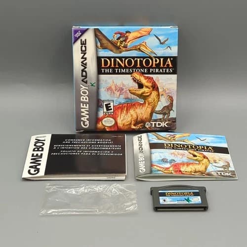 Dinotopia The Timestone Pirates (Nintendo GameBoy Advance, 2002) CIB Complete