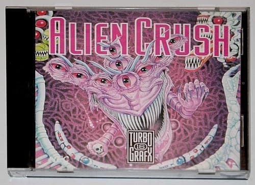 Alien Crush TurboGrafx-16 (1989) Complete In Case With Manual, Tested & Working