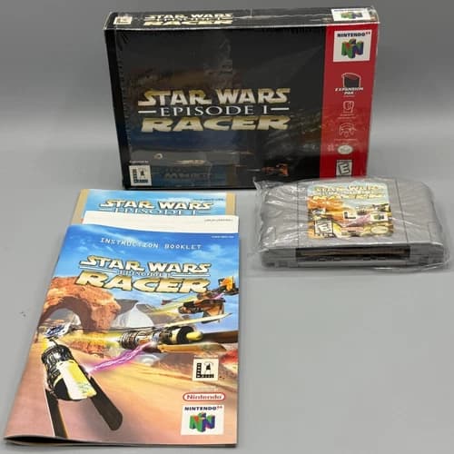 Star Wars Episode I 1 Racer Nintendo 64 N64 CIB Complete W/ Manual Authentic