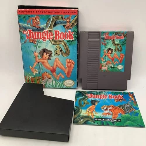 Disney's The Jungle Book Nintendo NES Complete CIB