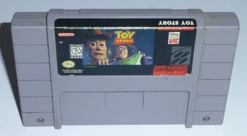 Toy Story (Super Nintendo SNES Authentic) Cleaned Tested Working Pixar Disney