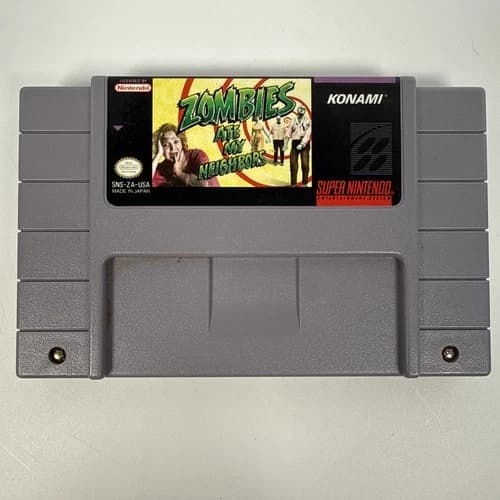 Zombies Ate My Neighbors SNES Super Nintendo Authentic Konami