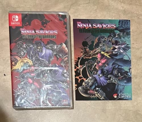 The Ninja Saviors Return of the Warriors Strictly Limited Games w/ Postcard NEW