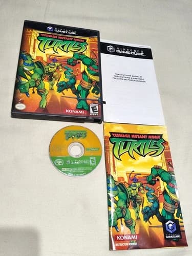 Teenage Mutant Ninja Turtles TMNT GameCube - Complete Authentic Tested 😎🎮🥷🐢