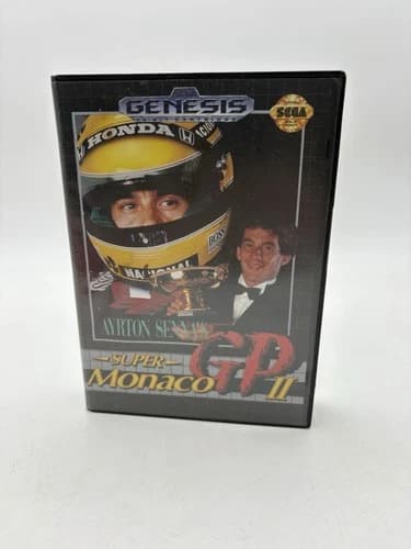 Super Monaco GP II (Sega Genesis, 1990) Complete CIB Manual, Game Tested