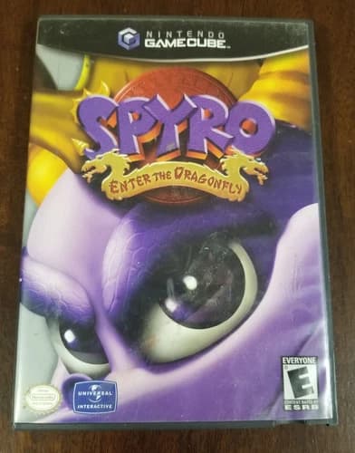 Spyro: Enter the Dragonfly (Nintendo GameCube, 2002) COMPLETE WITH MANUAL