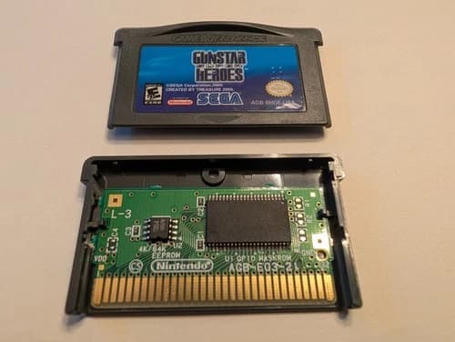 Gunstar Super Heroes (Nintendo Game Boy Advance, 2005) Authentic OEM Cartridge