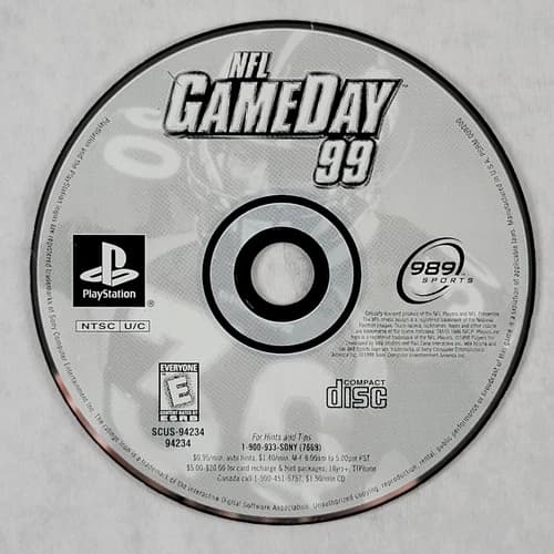 NFL Gameday 99 - Loose Sony PS1 Playstation 1 Disc
