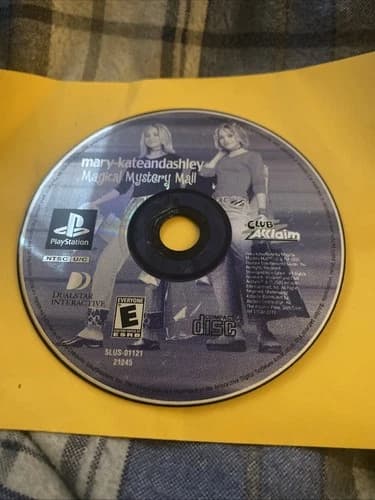 Mary-Kate And Ashley Magical Mystery Mall (PlayStation 1, 2000) Disc Only Tested