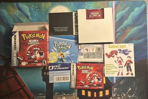 Pokemon: Ruby Version | Nintendo GBA | CIB w/Inserts Authentic Tested Works