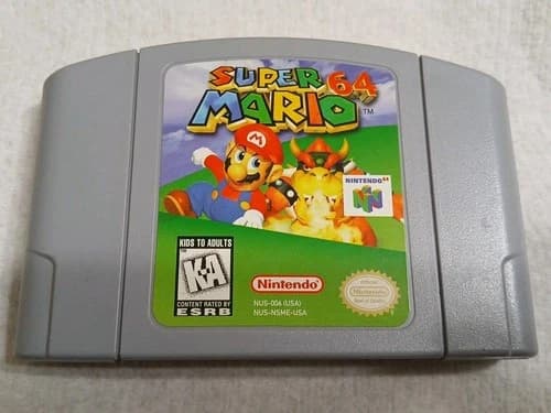 Super Mario 64 (Nintendo 64 N64, 1996) Cartridge Only - Authentic