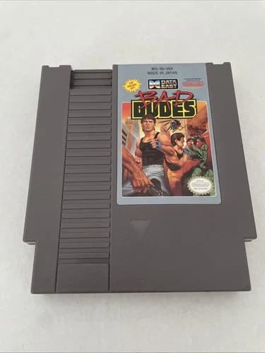 Bad Dudes (Nintendo NES) Tested Authentic Pins Cleaned