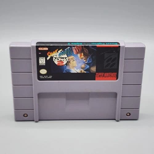 Street Fighter Alpha 2 (Super Nintendo SNES) Cartridge Only - Tested