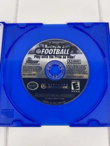 Backyard Football (Nintendo GameCube, 2002) Disc Only