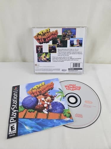 The Bombing Islands -Sony PlayStation PS1- CIB Complete Tested Video Game