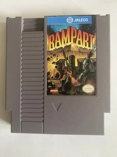 Rampart NES Nintendo Entertainment System Video Game Strategy Retro