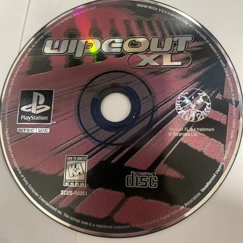 Wipeout XL (Sony PlayStation 1 PS1, 1996) Disc Only