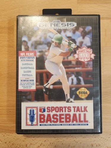 Sports Talk Baseball - Sega Genesis - CIB Complete