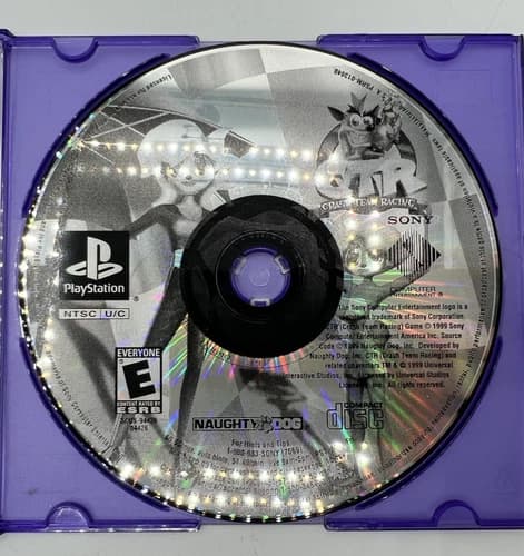 CTR Crash Team Racing PS1 PlayStation 1 Greatest Hits Disc Only