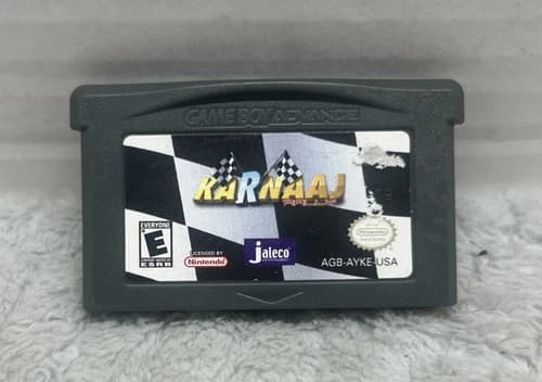 Nintendo Game Boy Advance GBA Karnaaj Rally Cart TESTED