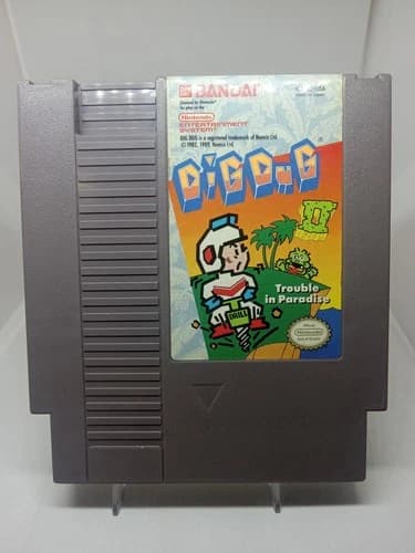 Dig Dug II: Trouble in Paradise (Nintendo Entertainment System, 1989) NES