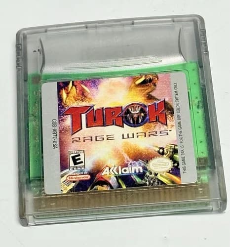 Turok Rage Wars Nintendo Gameboy Color, 1999, Cartridge Only