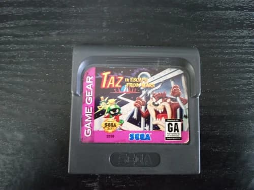 Taz in Escape From Mars for Sega Game Gear GG Cart Great Shape