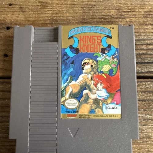 King's Knight Nintendo Entertainment System NES 1989 Authentic Game Cartridge