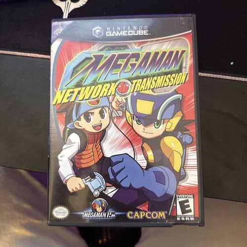 Mega Man Network Transmission Nintendo GameCube 2003 Complete CIB TESTED