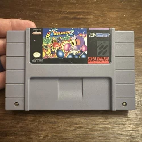 Super Bomberman 2 (Super Nintendo SNES) Tested - Authentic